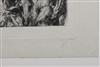 ALBERT BESNARD Group of 6 etchings.